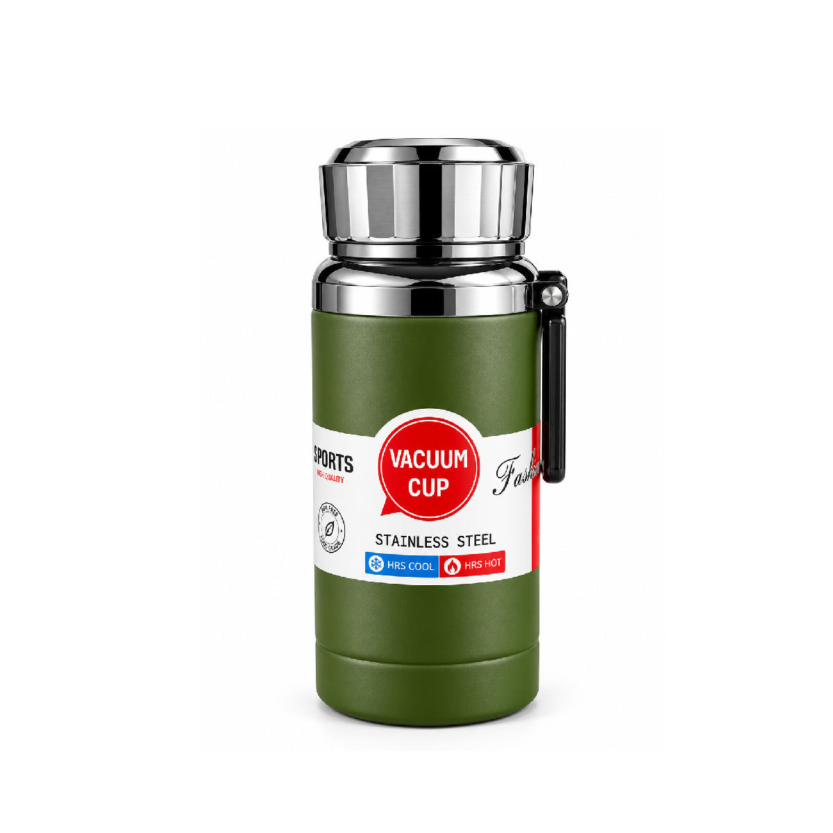 Termo 600 ml - Verde militar