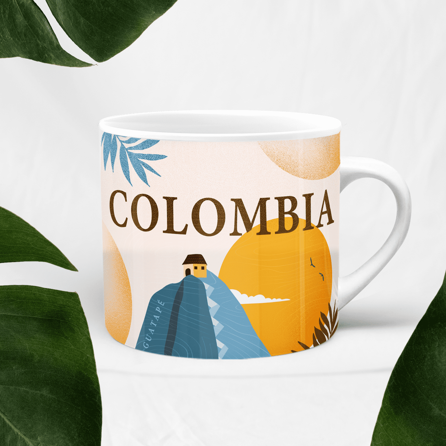 Taza de cerámica Colombia Guatapé – Moongs