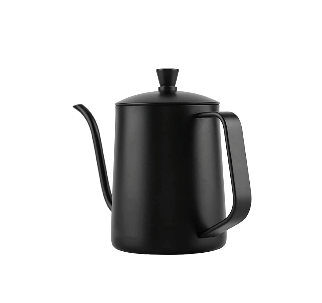 Tetera cuello de cisne Negra / Pequeña