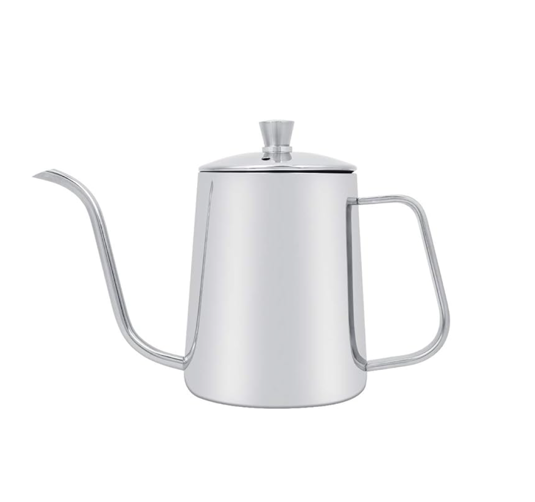 Tetera cuello de cisne Plateada / Pequeña