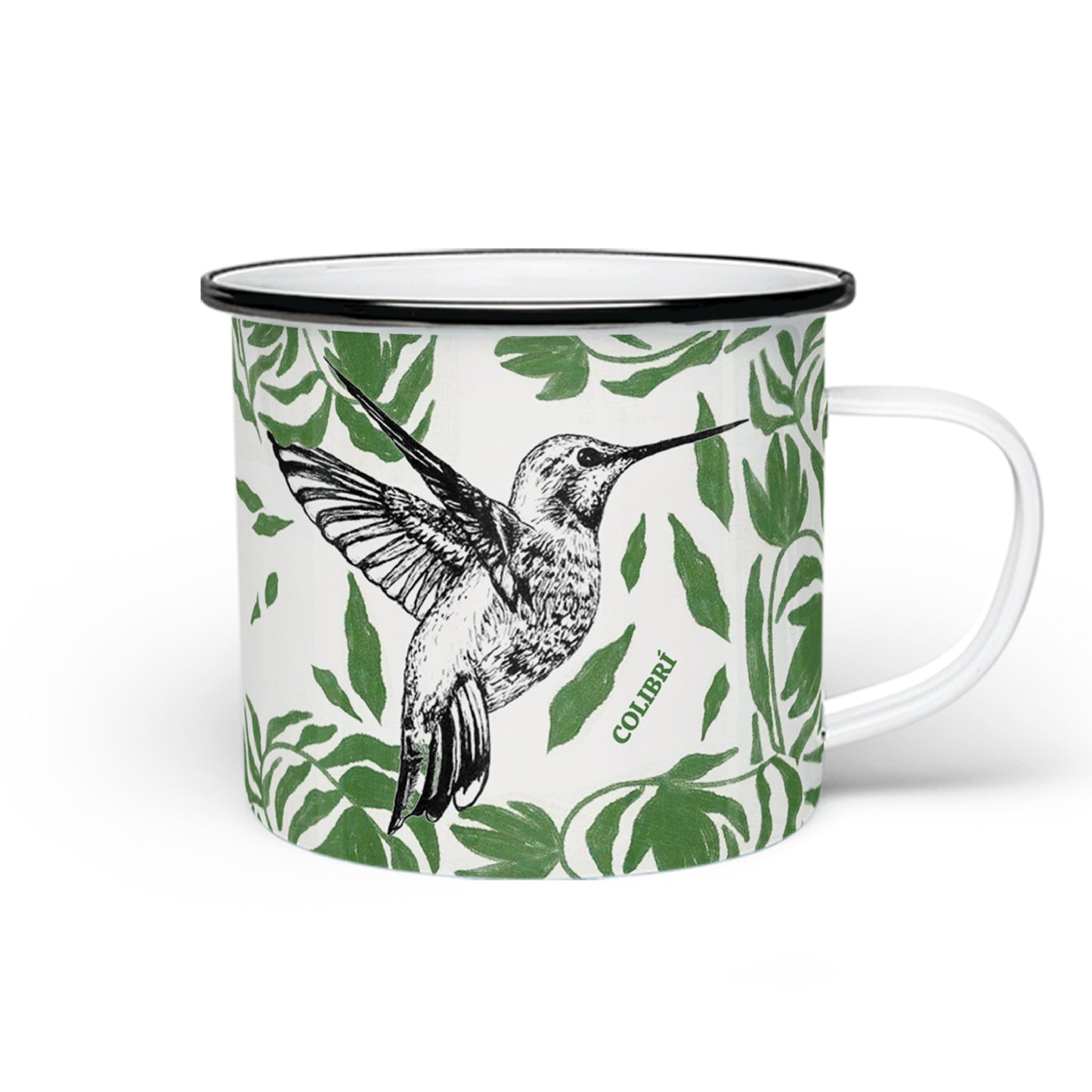 Taza de peltre Colibrí