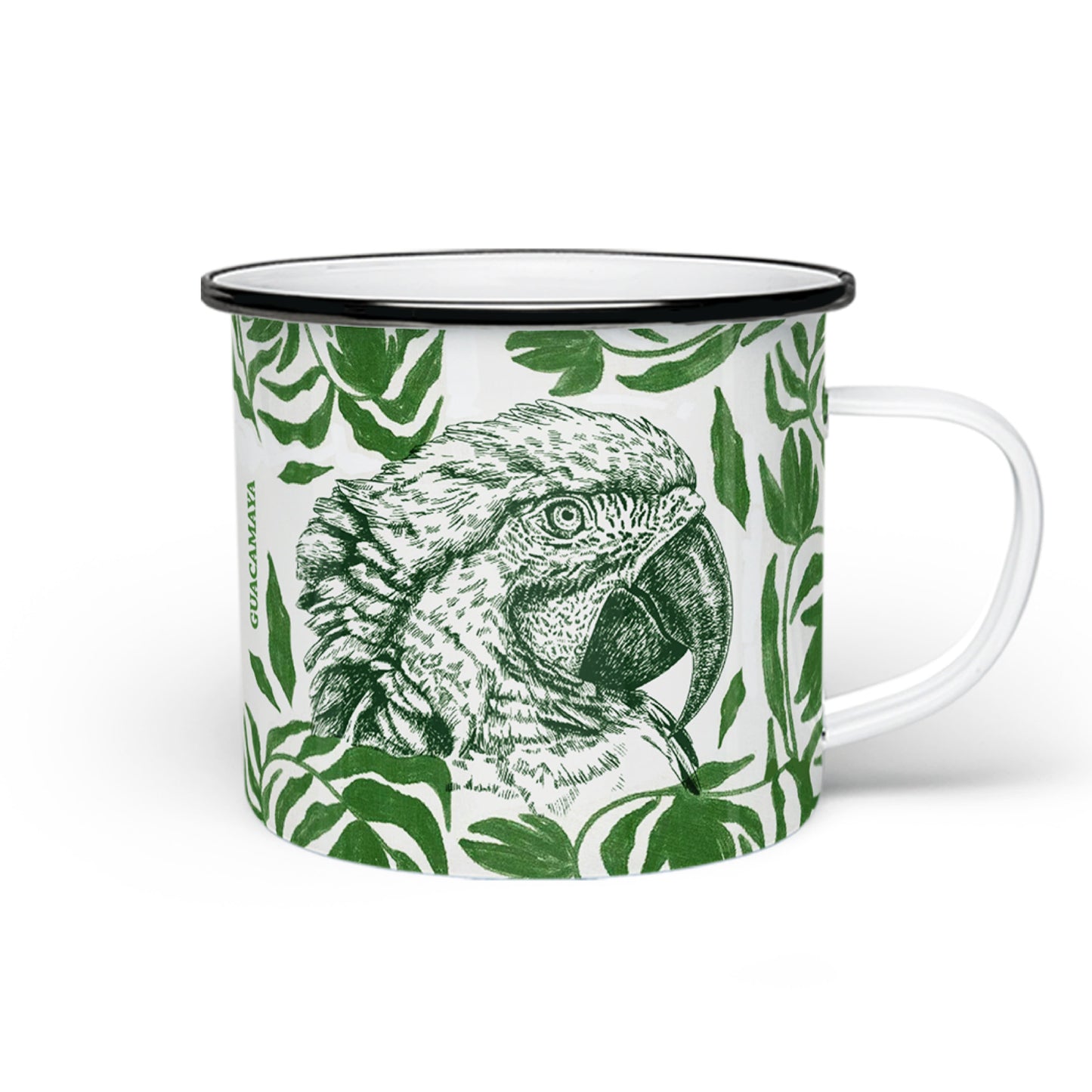 Taza de peltre Guacamaya