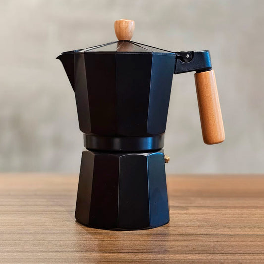 Moka Italiana mango madera 9 tazas