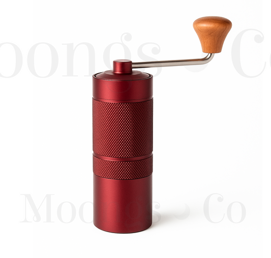 Molino en Acero Inoxidable Pro Muelas en Acero / Rojo