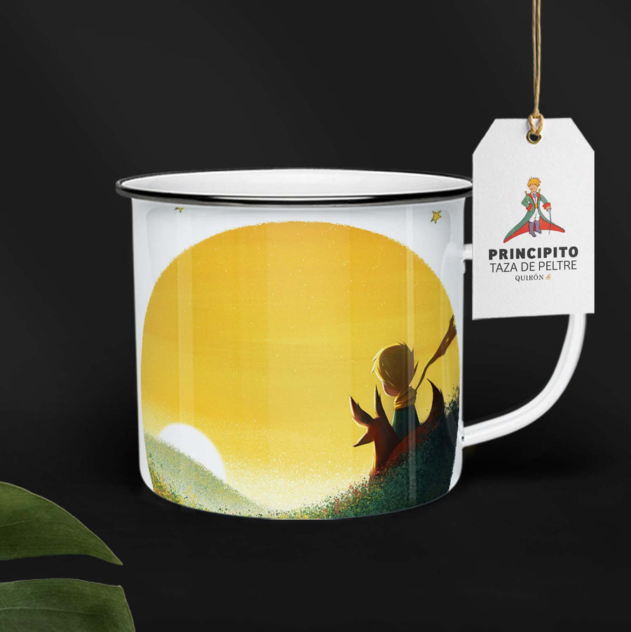 Taza de peltre Principito - La Perfección de MOONGS, inspirada en El Principito